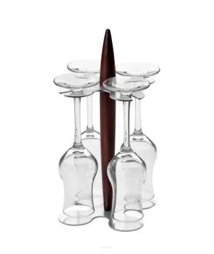 Zestaw do Grappy dla 4 osób  Grappa Glass Holder Legnoart LS-1